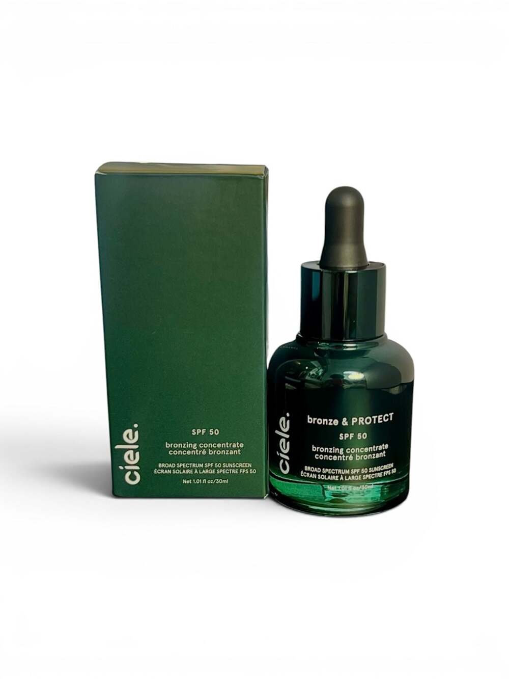 Ciele Bronze & Protect SPF 50 Bronzing Concentrate Bronze 01 -1.01 fl oz / 30 mL - Picture 2 of 8